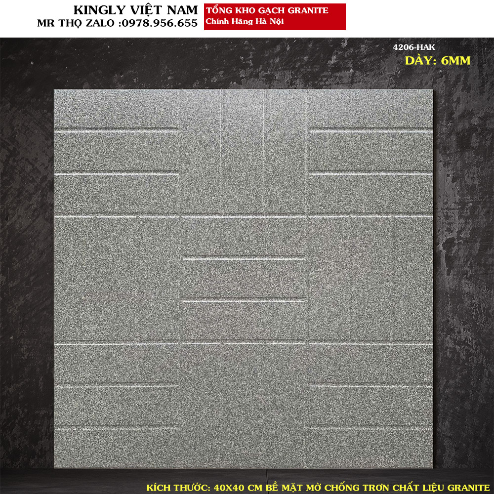 Gạch lát sân Granite 40x40 4206 Loại A1